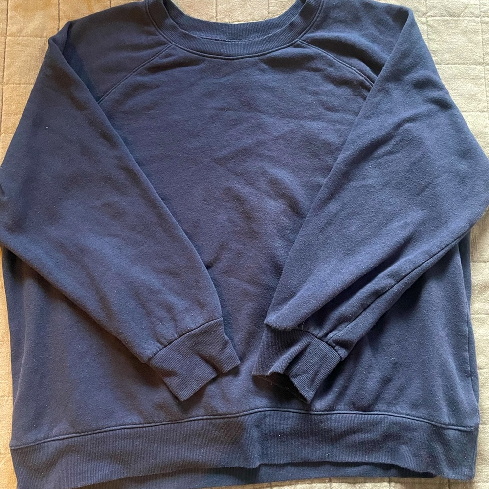 Athletic works men’s crew neck (blue)